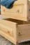 Armadio 001 in pino massiccio naturale | 190 x 80 x 60 cm | Design moderno e compatto