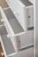 Scaffale pino massello laccato bianco W004 - 190 x 60 x 42 cm (h x l x p)
