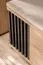Set ingresso "Angvik" 3 pezzi | Rovere/Nero | Armadio, scarpiera con seduta imbottita, appendiabiti con 4 ganci