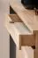 Set ingresso 5 pezzi Angvik | Rovere/nero | 2 scarpiere, armadio, specchio, appendiabiti 4 ganci