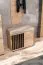 Set ingresso "Angvik" 3 pezzi | Rovere/Nero | Armadio, scarpiera con seduta imbottita, appendiabiti con 4 ganci