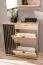 Set ingresso 5 pezzi Angvik | Rovere/nero | 2 scarpiere, armadio, specchio, appendiabiti 4 ganci
