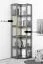 Scaffale angolare in pino massello laccato bianco Junco 58 | 200 x 71 x 54 cm | Design moderno e resistente