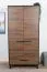 Armadio Altels 20 noce | 185 x 91 x 51 cm | Stile rustico | Ampio spazio e dettagli di qualità