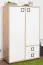 Cameretta - Armadietto "Benjamin" 27, faggio / bianco - 134 x 86 x 37 cm (h x l x p)