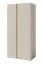 Armadio Fricourt 03 beige/rovere chiaro | 7 scomparti | 1 asta appendiabiti | 195 x 90 x 50 cm | Bordi ABS