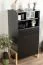 Cassettiera "Kustanai" 03 nero/faggio | 116 x 63 x 42 cm | Design moderno e funzionale