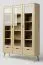Vetrinetta Aurornis 12 | Pino massiccio naturale | 200 x 142 x 40 cm | Design moderno e capiente
