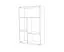 Vetrinetta Colmenar 02 | Rovere e Sabbia Lucido | 99 x 65 x 27 cm | Design Moderno