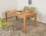 Tavolo pranzo Wooden Nature 416 | Faggio massello oliato | 160 x 90 cm | Design moderno e robusto