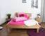 Letto una piazza e mezza "Wooden Nature" 02, rovere massello, oliato - 120 x 200 cm (l x l)