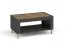 Soggiorno completo 4 pezzi nero opaco | Set "Barbe" con bordi ABS e maniglie dorate | Design moderno e pratico