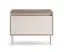 Cassapanca / Scarpiera "Nampa" 06, color rovere Cremona / cashmere, 1 anta a ribalta, 3 scomparti, incl. rivestimento in velluto, bordi in ABS, Sistema "Soft-Close"