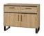 Cassettiera Kanel 10 cassetti | Rovere e antracite | 83 x 110 x 41 cm | Design moderno e funzionale