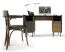 Scrivania Mairenke 09 | Noce e Nero Opaco | 79 x 135 x 55 cm | Design moderno