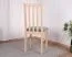 Sedia pranzo SIGULDA rovere | Imbottitura grigia schiuma T-25 | Faggio massiccio | Stile classico | Materiali pregiati