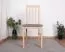 Sedia pranzo SIGULDA rovere | Imbottitura grigia schiuma T-25 | Faggio massiccio | Stile classico | Materiali pregiati
