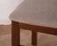 Sedia da pranzo classica Twer | Sedile imbottito beige/rossiccio | Legno di faggio laccato noce | Materiali di alta qualità