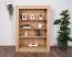 Scaffale "Wooden Nature" 109, rovere massello, oliato - 108 x 150 x 45 cm (l x h x p)