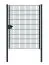 Cancello per recinzione 1 anta, Luce netta: 134 cm, Larghezza totale incl. pali: 146 cm, Stile: verniciato in antracite, Altezza: 183 cm