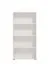 Scaffale Knide 05 bianco | 4 scomparti | Bordi ABS | 142 x 70 x 24,5 cm