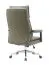 Sedia da ufficio verde oliva Tawi 02 | Ecopelle elegante | Girevole e regolabile | Schienale ergonomico | 109-117 x 49 x 71 cm