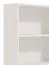 Scaffale bianco "Knide" 01 | 3 scomparti | bordi in ABS | 107,5 x 70 x 24,5 cm