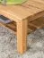 Tavolino da salotto in rovere massello | 105 x 65 x 45 cm | Design moderno e robusto
