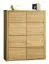 Cassettiera "Jussara" 01 | Rovere parzialmente massello | Finitura naturale | 150 x 124 x 42 cm