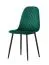 Sedia Maridi 254 verde | Tessuto morbido alta qualità | Cuciture decorative rombo | 89 x 44 x 39 cm