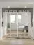 Armadio battente Selun 23 bianco | 197 x 113 x 53 cm | Design moderno senza maniglie