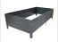 Letto rialzato da giardino 150 x 75 cm | Grafite galvanizzato | Resistente alle intemperie | Montaggio rapido