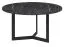 Tavolino moderno Granollers 02 | Marmo nero elegante | 80 x 80 x 42 cm | Design raffinato