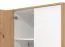 Armadio guardaroba Brus 02 | Rovere Artisan e bianco | 1 anta a specchio | 6 scomparti | 203,5 x 119 x 53 cm