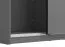 Armadio scorrevole Kule 02 grigio grafite | 6 scomparti | 1 barra appendiabiti | 210 x 179 x 62,5 cm