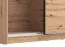 Armadio scorrevole "Kule" 01 | Rovere Artisan | 2 ante | 6 scomparti | 210 x 179 x 62,5 cm