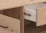 Cassettiera "Sabas" 13 | Rovere Artisan | Nero | 4 ante | 2 cassetti | 8 scomparti | 90 x 182,5 x 40 cm