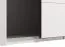 Armadio ad ante scorrevoli "Petrovac" 10, bianco opaco, 2 scomparti, 2 barre appendiabiti, bordi in ABS, 245 x 61 x 217,5 cm