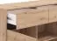 Madia "Lapovo" 08, color rovere Artisan, gambe: nero, 3 ante ad ante battenti, 3 cassetti, 6 scomparti, bordi in ABS, 157 x 40 x 90 cm