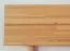 Letto singolo "Wooden Nature" 01, rovere massello, oliato - 100 x 200 cm (l x l)