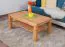 Tavolino Wooden Nature 121 | Faggio massello naturale | 45 x 105 x 65 cm | Design moderno