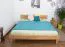 Letto futon in rovere massello oliato 180 x 200 cm | Design moderno | Alta stabilità | Facile da montare