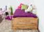 Letto impilabile in rovere massello oliato | 90 x 200 cm | Design salvaspazio moderno | Wooden Nature 424
