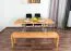 Tavolo Nature 414 | Faggio massello oliato | Piano rustico | 160 x 90 cm | Design moderno