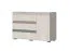 Cassettiera per cameretta Peter 10 | Chiusura ammortizzata | 3 cassetti | Bianco pino, beige, rosa, blu | 84 x 126 x 44 cm