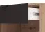 Soggiorno moderno 6 pezzi B Zvesdara | Rovere Artisan/Nero | 2 vetrine, mobile TV, mensola, cassettiera, tavolino | Bordi ABS