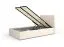 Set camera da letto 5 pezzi "Barbe" | Bianco opaco e rovere | Design moderno | Bordi in ABS