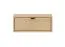 Comodino sospeso "Hampshire" 09, color rovere Mavelie, 1 cassetto, Sistema "Soft-Close", 45 x 33 x 18 cm