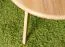 Tavolo rotondo Aurornis 74 | Rovere massiccio naturale | 120 x 120 cm | Design moderno