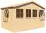 Casetta da giardino Freital 01, finitura naturale, 3,5 x 2,3 metri, tetto spiovente, elemento costruttivo, casetta per attrezzi in legno, montaggio rapido e semplice, design classico